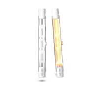 Bonlux Ampoule Halogène R7s 78mm 48W 230V Blanc Chaud 2800K, Dimmable J78 R7S Linéaire Halogène T3 Ampoule de Type J pour Lampadaire Garage Paysagers, Lot de 2