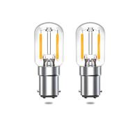 Bonlux Ampoule LED Baïonnette pour Machine à Coudre 2W Équivalent Lampe Halogène B15d 15W, 230V, Blanc Chaud 2700K,150LM, AC 220-240V, 2 contacts, non-dimmable, Petite B15d COB Filament LED, Lot de 2