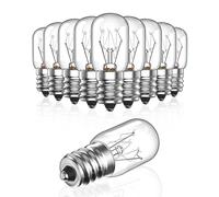 Bonlux Ampoule pour Lampe de Sel 10W Ampoule Four 300 Degré, Ampoule E14 Frigo, Ampoule Machine a Coudre, Ampoule Refrigerateur, Blanc Chaud 2600K, Dimmable, 220V, 230V, 240V, 90LM, Lot de 10