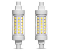 Bonlux Ampoule R7s LED 78mm 8W Blanc Froid 6000K, Dimmable LED R7s Lampe Equivalent 80W Ampoule Halogène J78 R7s, AC220-240V, Angle de Faisceau 360°, Lot de 2