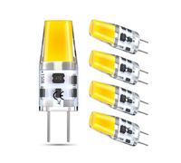Bonlux Ampoules à LED G6.35 / Gy6.35 3W AC/DC 12V Blanc Chaud 3000K Bi-Pin JC Type Ampoule à Capsule Remplacement de l'ampoule Halogène 25W 30W GY6.35/G6.35 (Non Dimmable, Lot de 5)