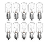 Bonlux E14 Ampoule Four Jusqu’à 300 Degrés Lampe Spéciale Oven T/Four Blanc Chaud 2700K Dimmable Ampoule 14W 90LM 220V Pour Micro-ondes, Four, Lampe à sel, Refrigerateur, Hotte Aspirante (10PCS