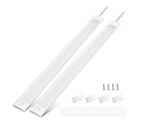 Bonlux Éclairage intérieur pour auto LED 12V, Barre Led 12v Voiture Interieur, pour cuisine de camping-car avec interrupteur, 4000K 1200LM, 2Piezas