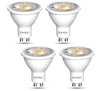 Bonlux GU10 LED Spot 12V blanc froid 6000K MR16 Lampe, 7W Remplace 65W lampe halogène, AC 12V LED Ampoule MR16 GU10 Spot, 38°angle de faisceau lampes réflecteur, Non-variable, 4 pièces