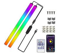 Bonlux LED RGB TV Lampe, Lampe Ecran RGB PC, Gaming Lampe LED Barre con telecomando, effet de lumière Dreamcolor de type 4, lumière de clavier pour configuration de jeu