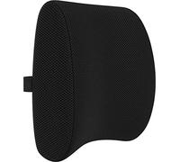 bonmedico Coussin de Soutien du Dos Oreiller Lombaire Ergonomique en Mousse à mémoire de Forme, Soutien Lombaire, Coussin de Chaise de Bureau adapté au Bureau, à la Maison ou en Voiture, Noir