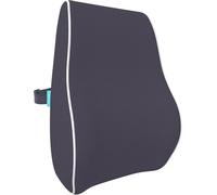 bonmedico Cuscino per sedia da ufficio, casa, ufficio, voiture, cuscino ergonomique et réglable en mousse à mémoire de forme, bien-être XX-Small, noir (gris standard)