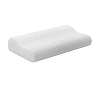 bonmedico Dreamy Oreiller Cervical en Mousse à mémoire de Forme Adaptable pour Une expérience de Sommeil détendue, Oreiller de Couchage Ergonomique pour Les dormeurs sur Le Dos et sur Le côté