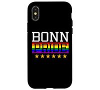 Bonn Germany Pride Drapeau Arc-en-Ciel Gay Lesbienne Queer LGBT Coque pour iPhone X/XS