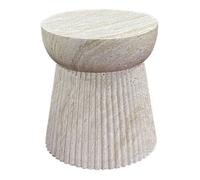 BONN - Table d'appoint ronde beige D37 Beige