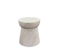 BONN - Table d'appoint ronde beige D37 Beige