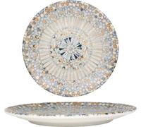 Bonna Assiette à dessert - Luca Mosaic - Porcelaine - 21 cm