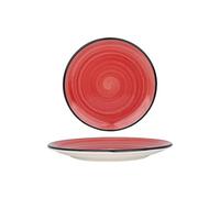 Bonna Assiette à desserts - Aura Passion - Porcelaine - 19 cm - lot de 6
