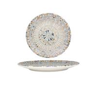 Bonna Assiette à desserts - Luca Mosaic - Porcelaine - 21 cm - lot de 6