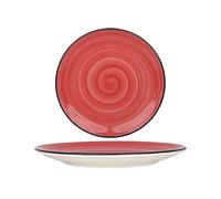 Bonna Assiette à dîner - Aura Passion - Porcelaine - 27 cm - lot de 6
