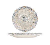 Bonna Assiette à dîner - Luca Mosaic - Porcelaine - 27 cm - lot de 6