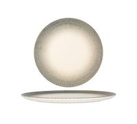 Bonna Assiette à Pizza - Sway - Porcelaine - 32 cm - lot de 2