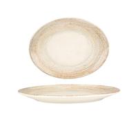 Bonna Assiette de service - Patera - Porcelaine - 20x16 cm - lot de 2