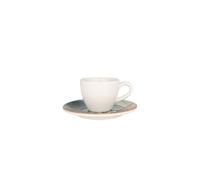 Bonna Futura - Tasses à expresso et soucoupe - 80 cc - Porcelaine - lot de 6
