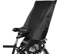 Bonna Protection imperméable pour siège enfant de vélo - Protection imperméable pour siège de vélo (compatible avec Römer, Hamax, Thule, etc.) - Noir