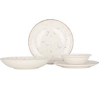 Bonna Set de vaisselle - Grain - 24 pièces - 6 personnes - Porcelaine