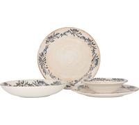 Bonna Set de vaisselle (Large) - Grandma - 24 pièces - 6 personnes - Porcelaine