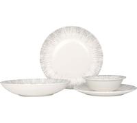 Bonna Set de vaisselle (Large) - Iris - 24 pièces - 6 personnes - Porcelaine