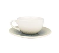 Bonna Sway - Tasses à café et soucoupe - 250 cc - Porcelaine - lot de 6