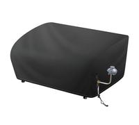 Bonnary Housse de barbecue 600D robuste pour barbecue Blackstone de 55,9 cm avec capot, housse de barbecue Oxford imperméable avec ouverture latérale pour valve de gaz, convient pour plaque de cuisson