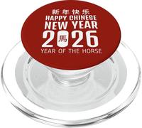 Bonne année Chinoise 2026 année du Cheval Nouvel an Lunaire PopSockets PopGrip pour MagSafe
