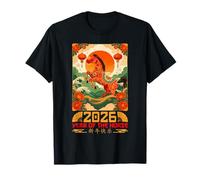 Bonne année Lunaire Chinoise 2026 année du Zodiaque du Cheval T-Shirt