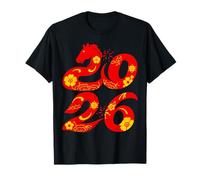 Bonne année Lunaire Chinoise 2026 année du Zodiaque du Cheval T-Shirt