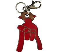 Bonne chance Porte-clés - Cornes en cuir véritable Good Luck - Etabeta Artigiano Toscano - Made in Italy (Rouge)