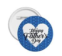 Bonne fête des pères 2023 broches rondes badges autocollants signe métal épinglette décor pour vêtements sacs à dos chapeaux