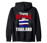 Bonne fête Nationale 5 décembre Thaïlande Sweat à Capuche