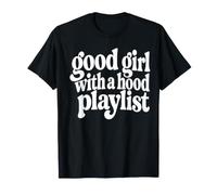 Bonne Fille avec Une liste de Lecture à Capuche T-Shirt
