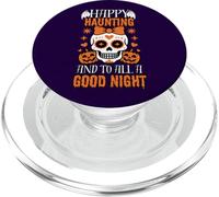 Bonne hantise et Bonne Nuit à Tous Sugar Skull Pumpkin PopSockets PopGrip pour MagSafe