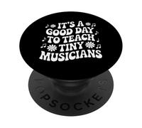 Bonne journée Amusante pour Apprendre à dire à de Petits Musiciens PopSockets PopGrip Adhésif