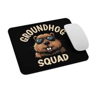Bonne Journée De La Marmotte 2025 ! L'Équipe des Marmottes Rigolotes Tapis De Souris Lavable Mouse Pad Petit Mousepad pour Ordinateur Travail Bureau 25X30Cm