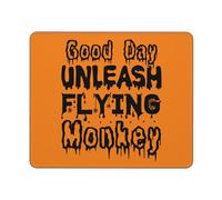 Bonne Journée ! Déchaînez Le Singe Volant pour Halloween Mousepad Durable Tapis De Souris Gaming Petit Mouse Pad pour Travail Bureau Maison 25X30Cm