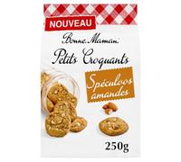 BONNE MAMAN - Biscuits Croquants Saveur Spéculoos et Amande, Plaisir Gourmand (Sachet 250g) - lot de 4 - Vendu par Lot