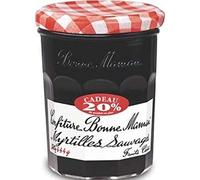 Bonne Maman Confiture de myrtilles sauvages, fruits choisis - Le pot de 370g
