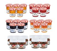 BONNE MAMAN/NUT - 20 Mini-confitures assorties et 10 Pâtes à tartiner