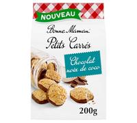 Bonne maman Petits carrés Chocolat & noix de coco 200g