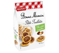 Bonne Maman petits feuilletés chocolat noisettes 250g
