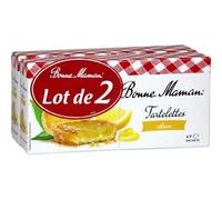 Bonne Maman Tartelettes au citron et sucre de canne - Le lot de 2 paquets de 125g