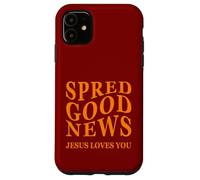Bonne Nouvelle : Jesus Loves You Back Print Inspiring Christian Coque pour iPhone 11