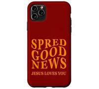 Bonne Nouvelle : Jesus Loves You Back Print Inspiring Christian Coque pour iPhone 11 Pro Max