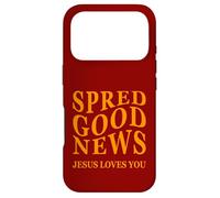 Bonne Nouvelle : Jesus Loves You Back Print Inspiring Christian Coque pour iPhone 17 Pro