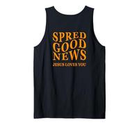 Bonne Nouvelle : Jesus Loves You Back Print Inspiring Christian Débardeur